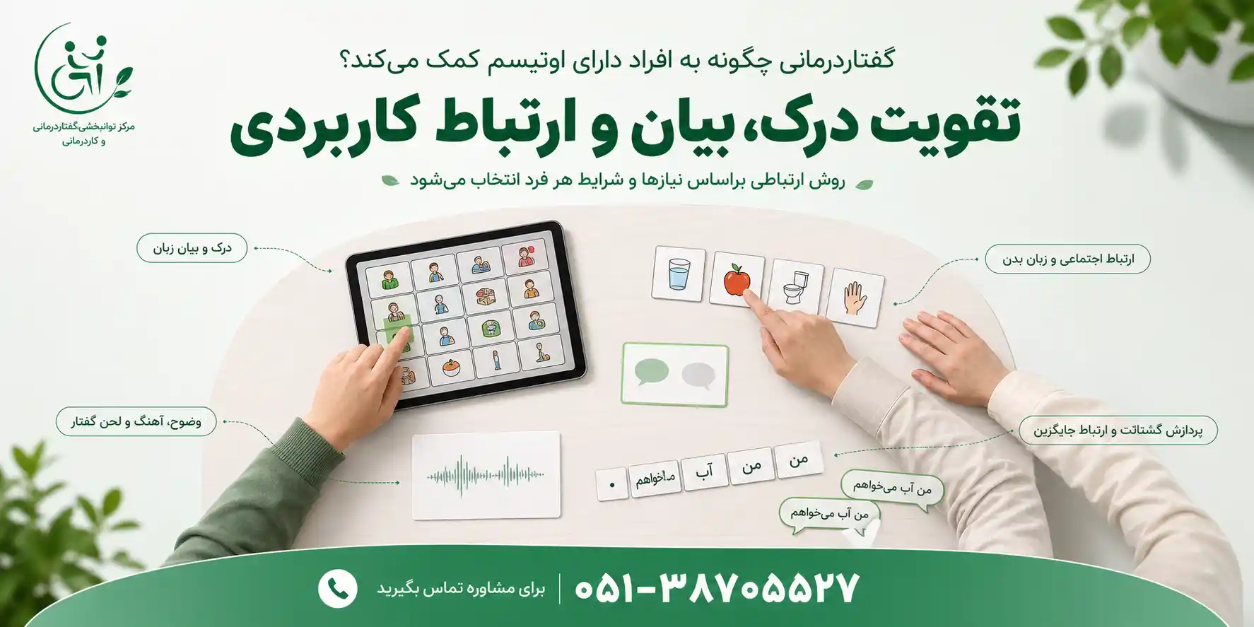 نحوه کمک گفتاردرمانی به افراد دارای اوتیسم