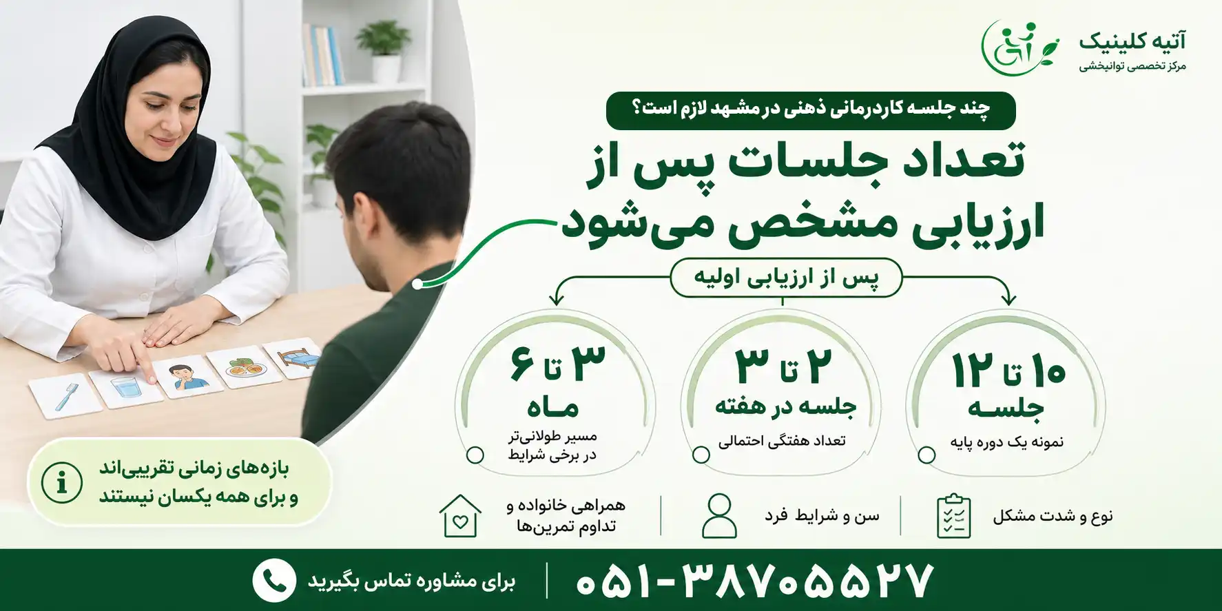 کاردرمانی ذهنی در مشهد 6 تعداد جلسات لازم برای کاردرمانی ذهنی در مشهد